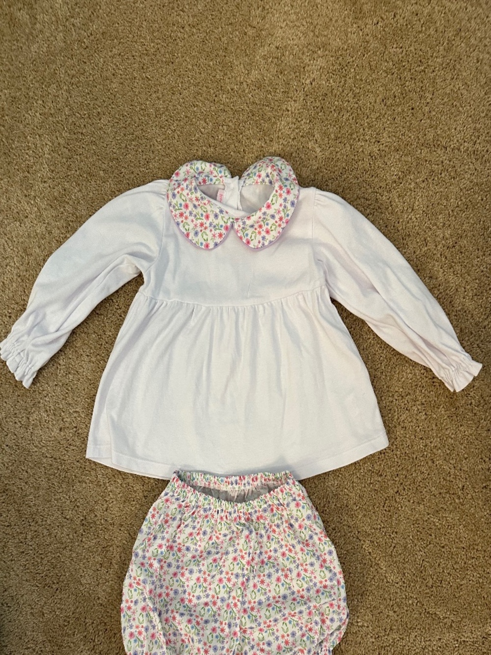 Peggy Green 3T Girls Floral Outfit